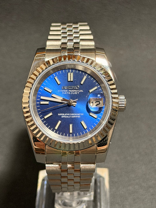 Silver Blue Datejust
