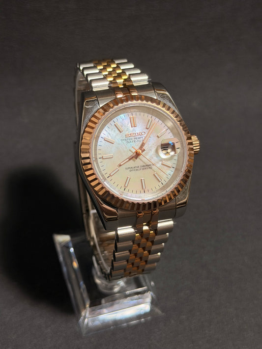 Rose Gold Pearl Datejust