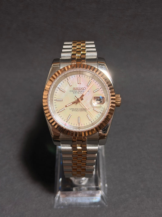 Rose Gold Pearl Datejust