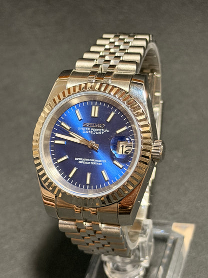Silver Blue Datejust